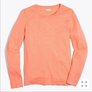 J. Crew Tangerine Coral Teddie Sweater